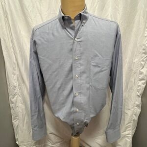 Duck Head Men's Light Blue Oxford Shirt Large 100% Cotton Long Sleeve